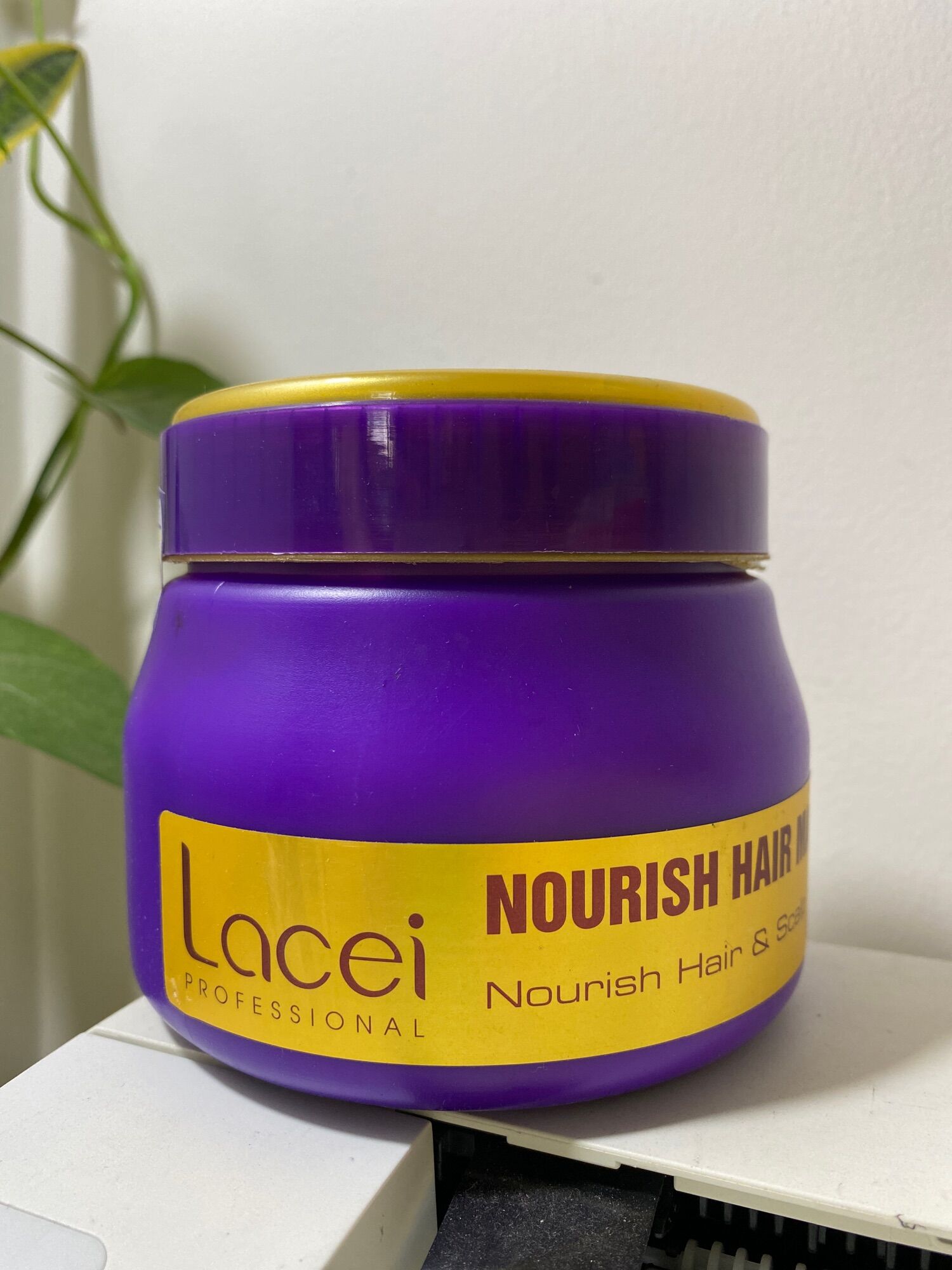Hấp dầu ủ tóc Siêu bóng mềm mượt LACEI tím 500ml