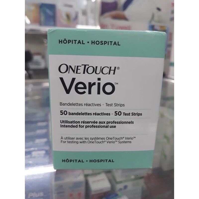 Que thử đường huyết One Touch Verio (50 test)
