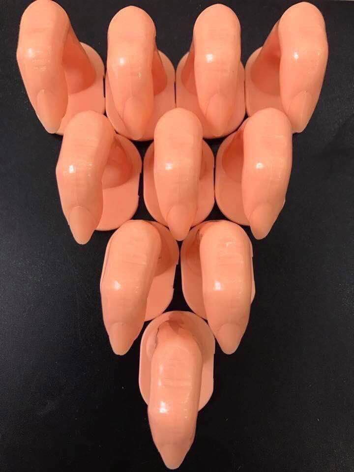 Ngón tay thực hành, ngón tập làm nail