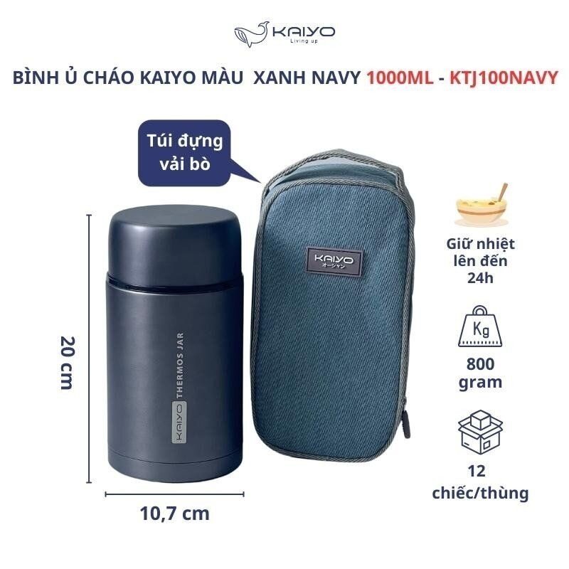 Bình ủ cháo Kaiyo - Thương hiệu Nhật bản
