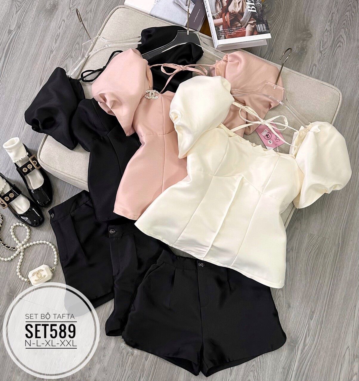 50-90kg Bigsize Set bộ tafta chà neo SET589