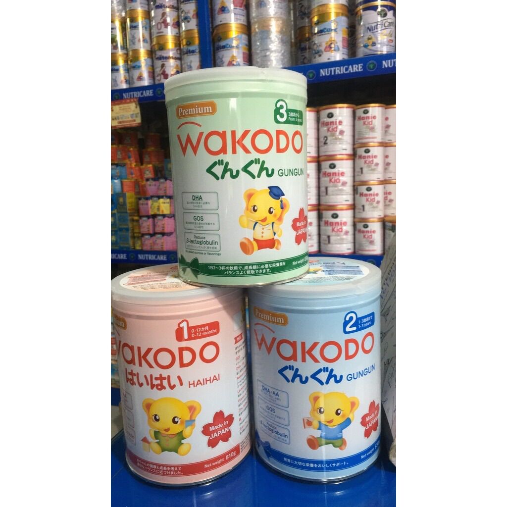 [HCM]Sữa bột LEBENS wakodo gungun số 3 830g