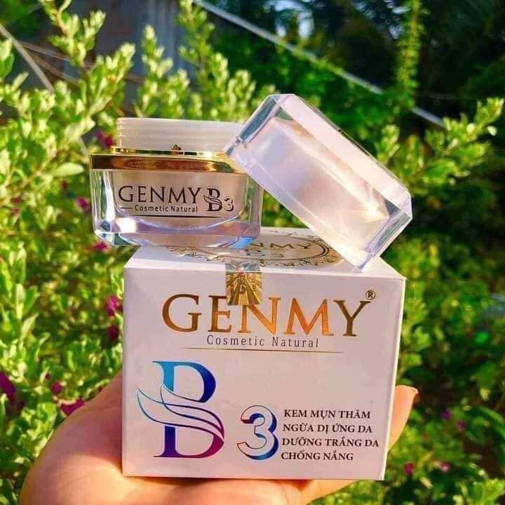 Kem genmy b3 mụn thâm ngừa dị ứng da dưỡng trắng da chống nắng 18g