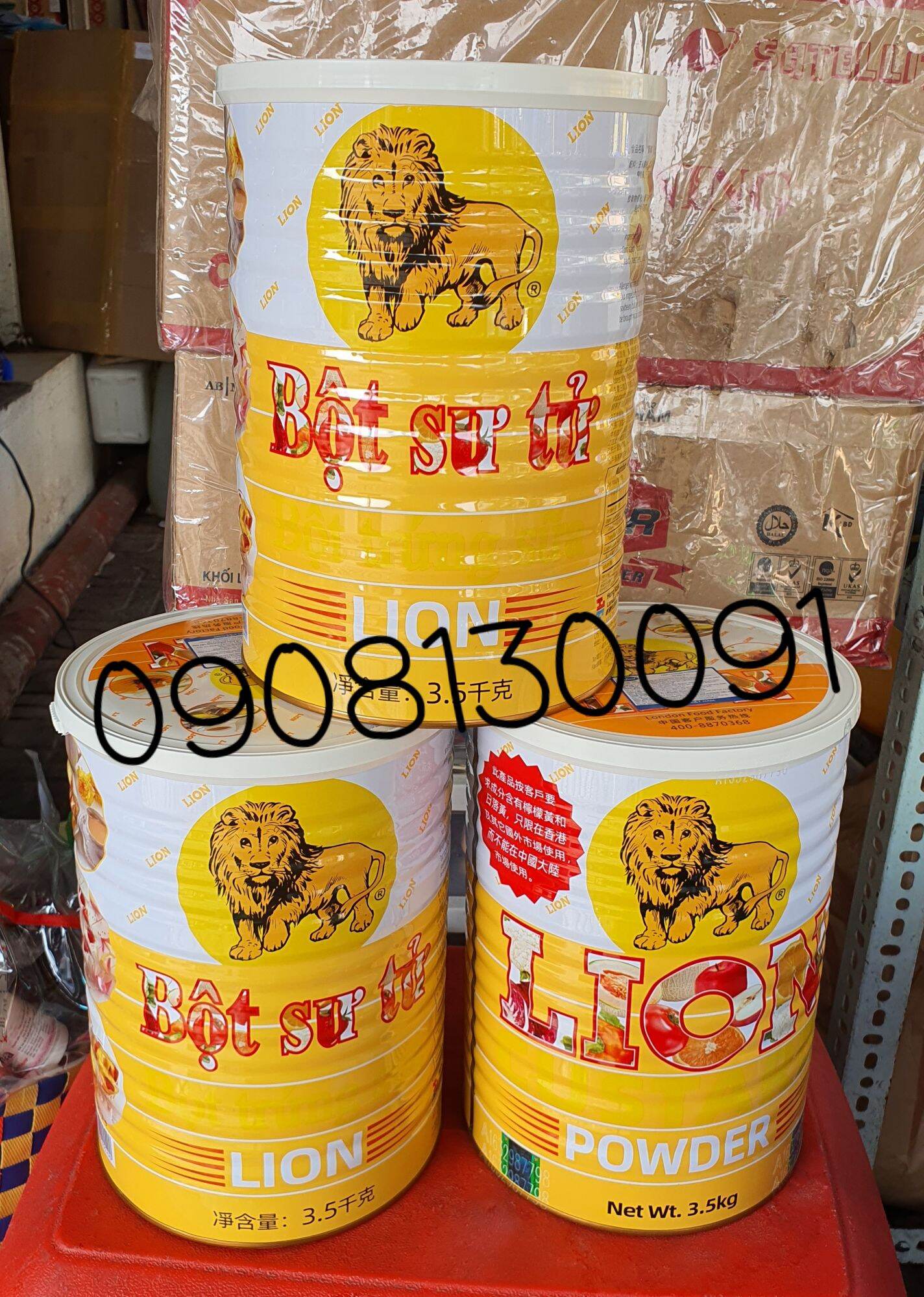 Bột custart sư tử 3.5kg