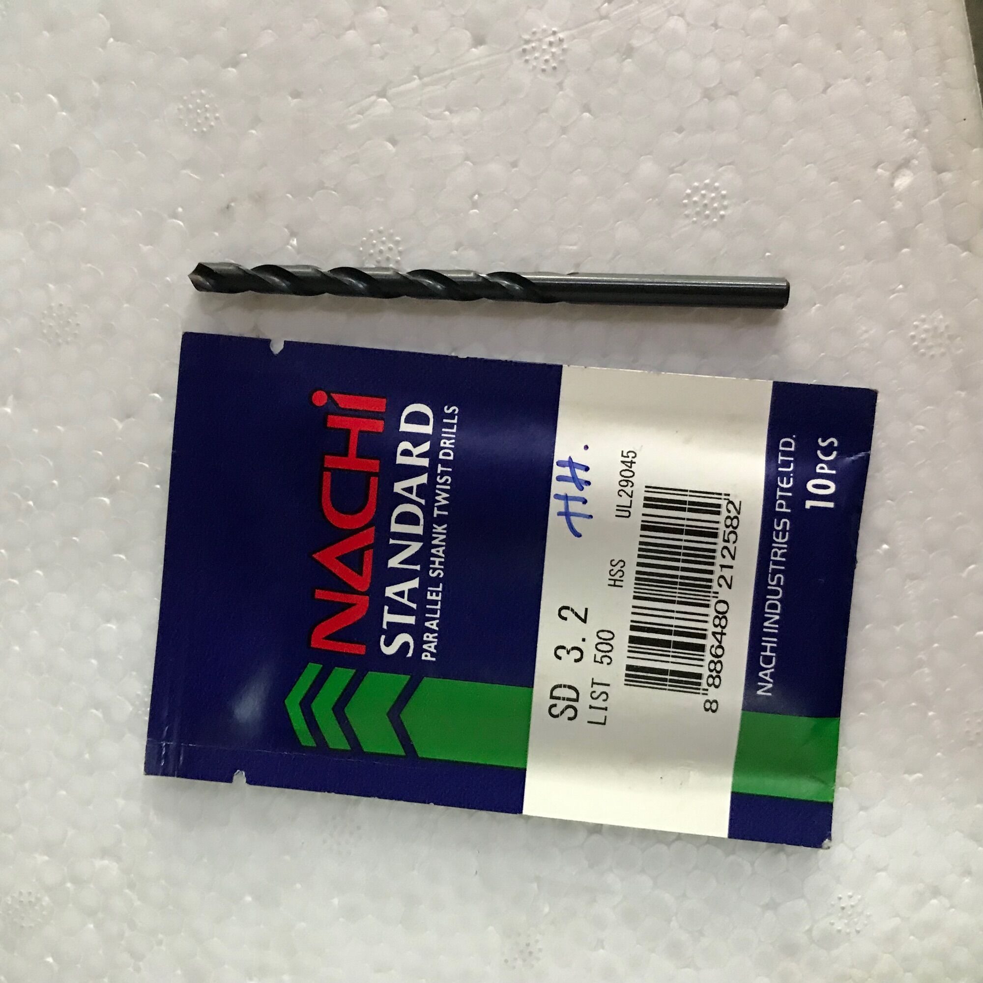 Mũi khoan inox Nachi 3.2mm hàng chính hãng
