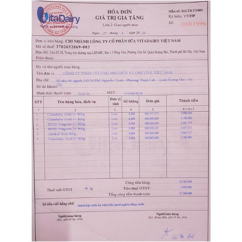 SỮA BỘT COLOSBABY GOLD 1+/2+/0+ 800g