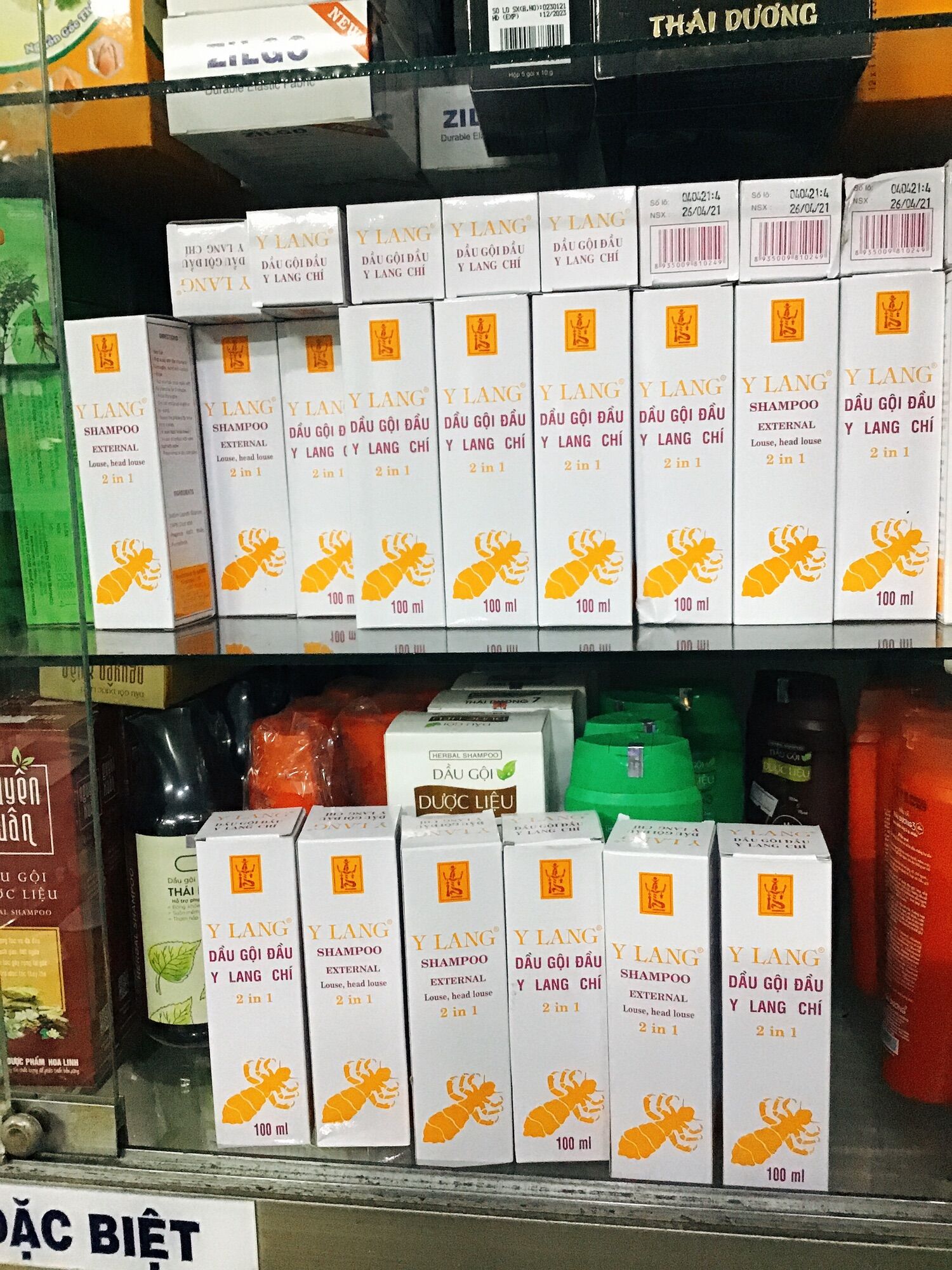 combo 3 chai Dầu gội diệt chấy Y LANG CHÍ