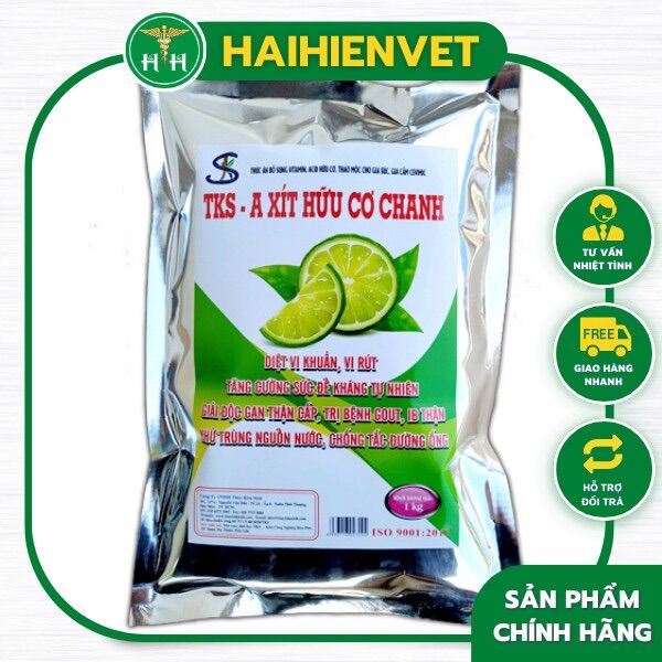 1kg TKS Axit hữu cơ Chanh -giải độc gan thận cấp, giải nhiệt, chống nóng