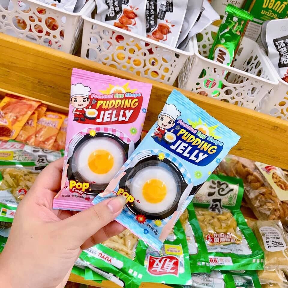 Combo 10 Cái Thạch Nổ Chảo Trứng Hình Quả Trứng Ốp La ( Ngày Sản Xuất In Trên Mặt Trước Của Sản Phẩm - Nên Khách Tránh hiểu Nhầm dùm Shop là quá Hạn nhé - Xin Cảm ơn ạ )