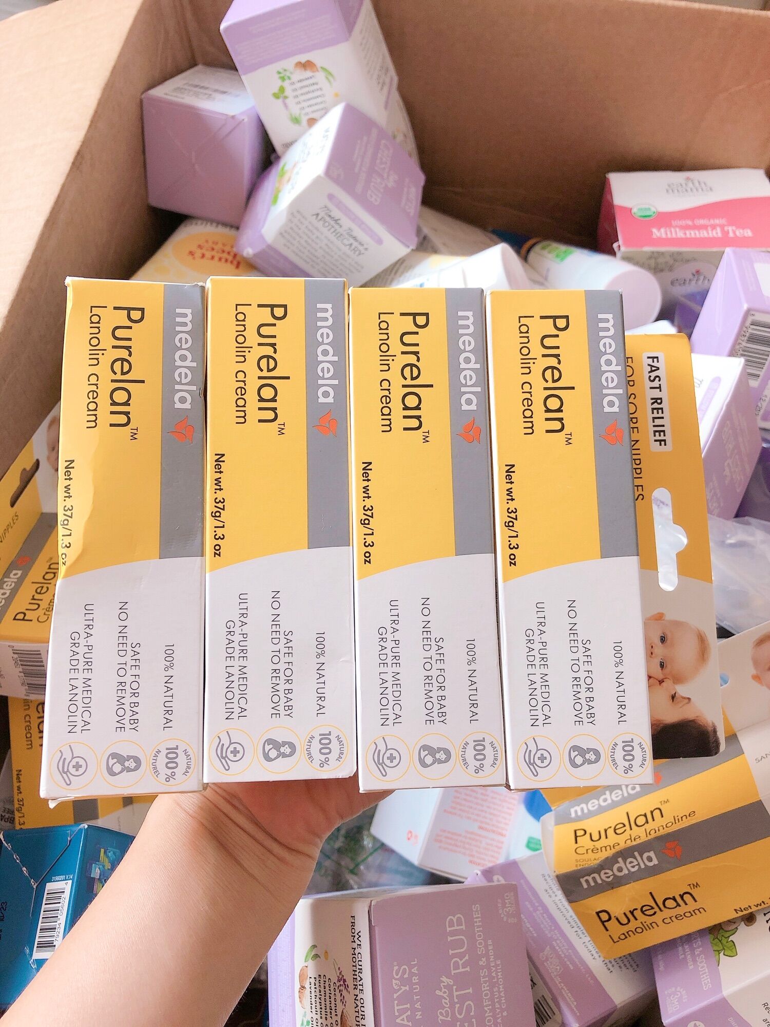 [Hàng Mỹ] Kem nứt ty Medela Purelan (37g) 2027