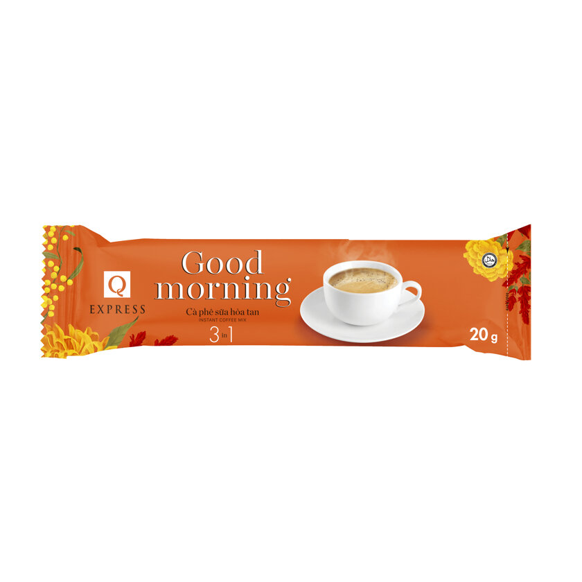 Cafe sữa 3in1 Trần Quang bịch 480g ( 24 gói 20g)