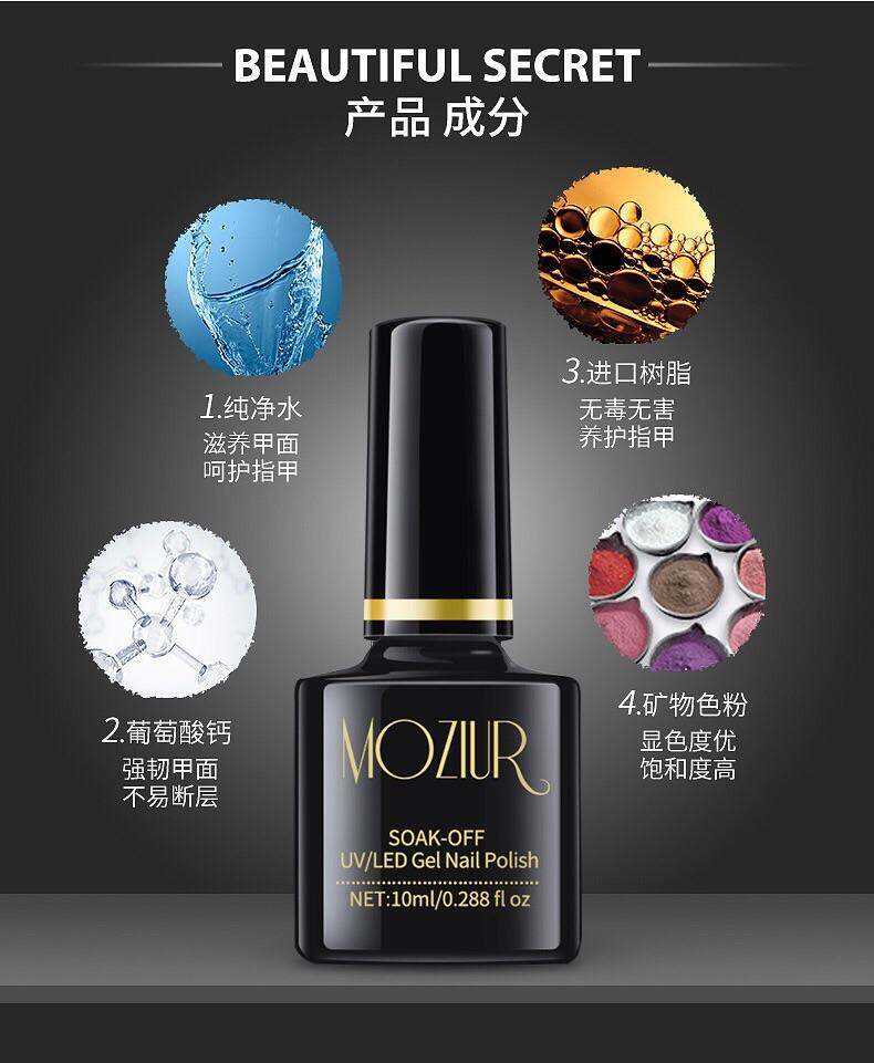 Sơn Top bóng, Top mờ /lì , Top cường lực, Base MOZIUR 10ml