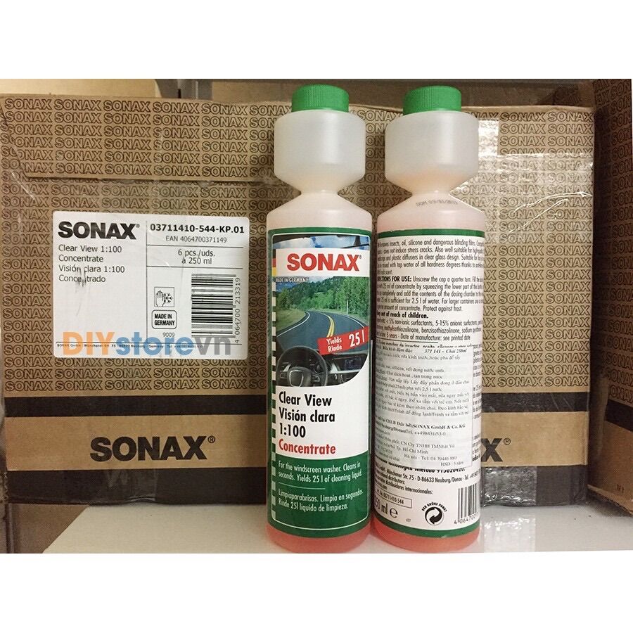 [HCM]Nước Rửa Kính ÔTÔ Sonax Clear 1:100