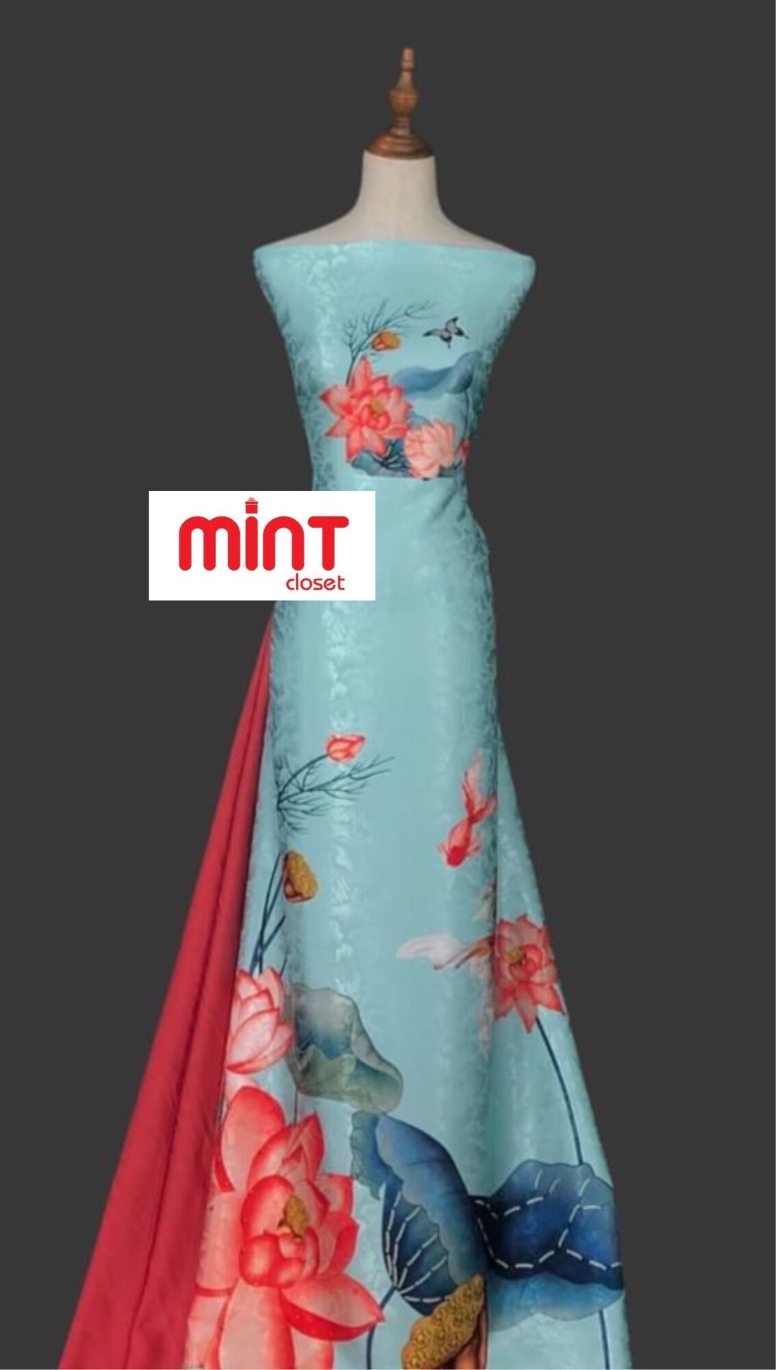 Vải gấm lụa cao cấp mã 041221