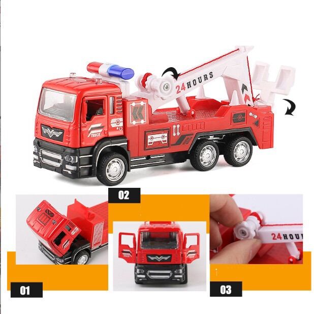 Xe cứu hoả đồ chơi cho bé size vừa (20cm)