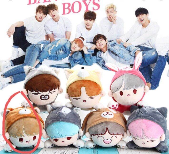 Gấu bông doll bts the zoo jin có sẵn 211