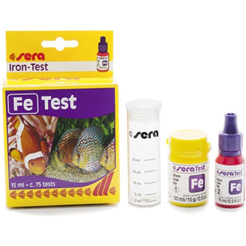 TEST FE SERA ( ĐỨC), ĐO HÀM LƯỢNG PHÈN SẮT TRONG NƯỚC AO NUÔI THUỶ SẢN