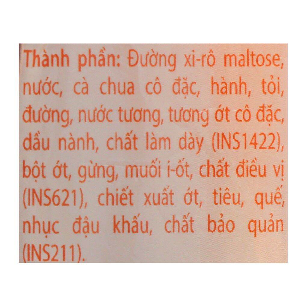 xốt gà rán vị ngọt 325g