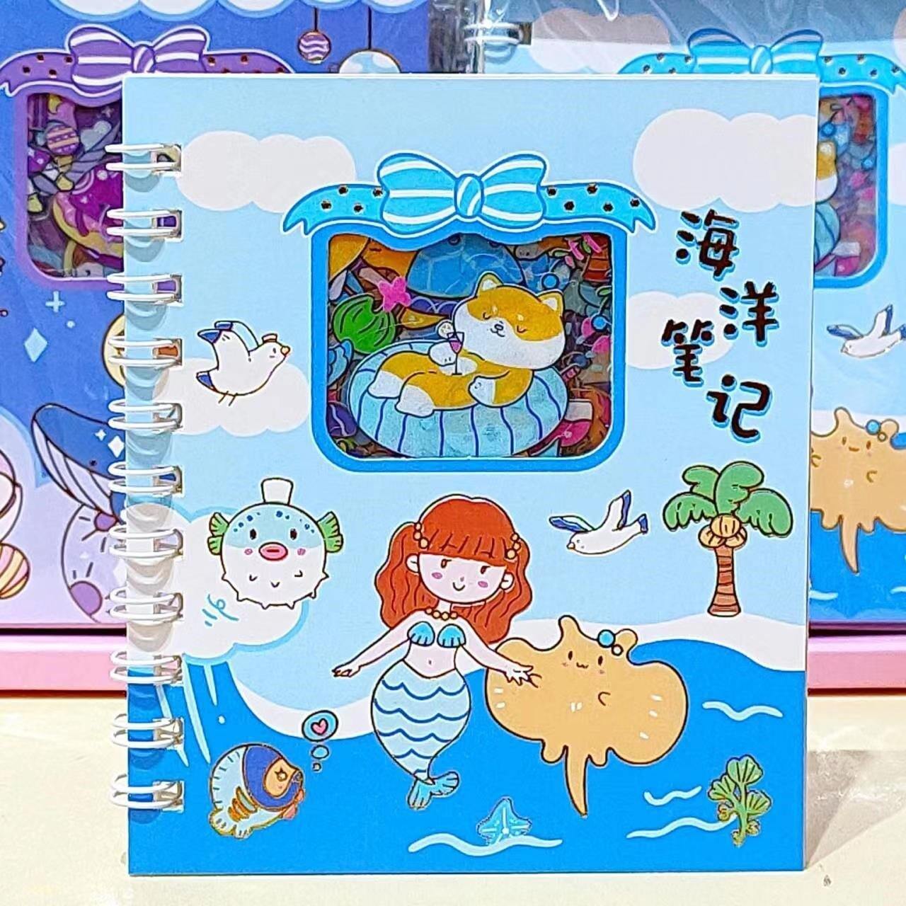 Sổ 10 tấm sticker dễ thương