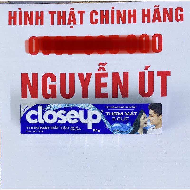 Kem đánh răng closeup tinh thể băng tuyết 180g