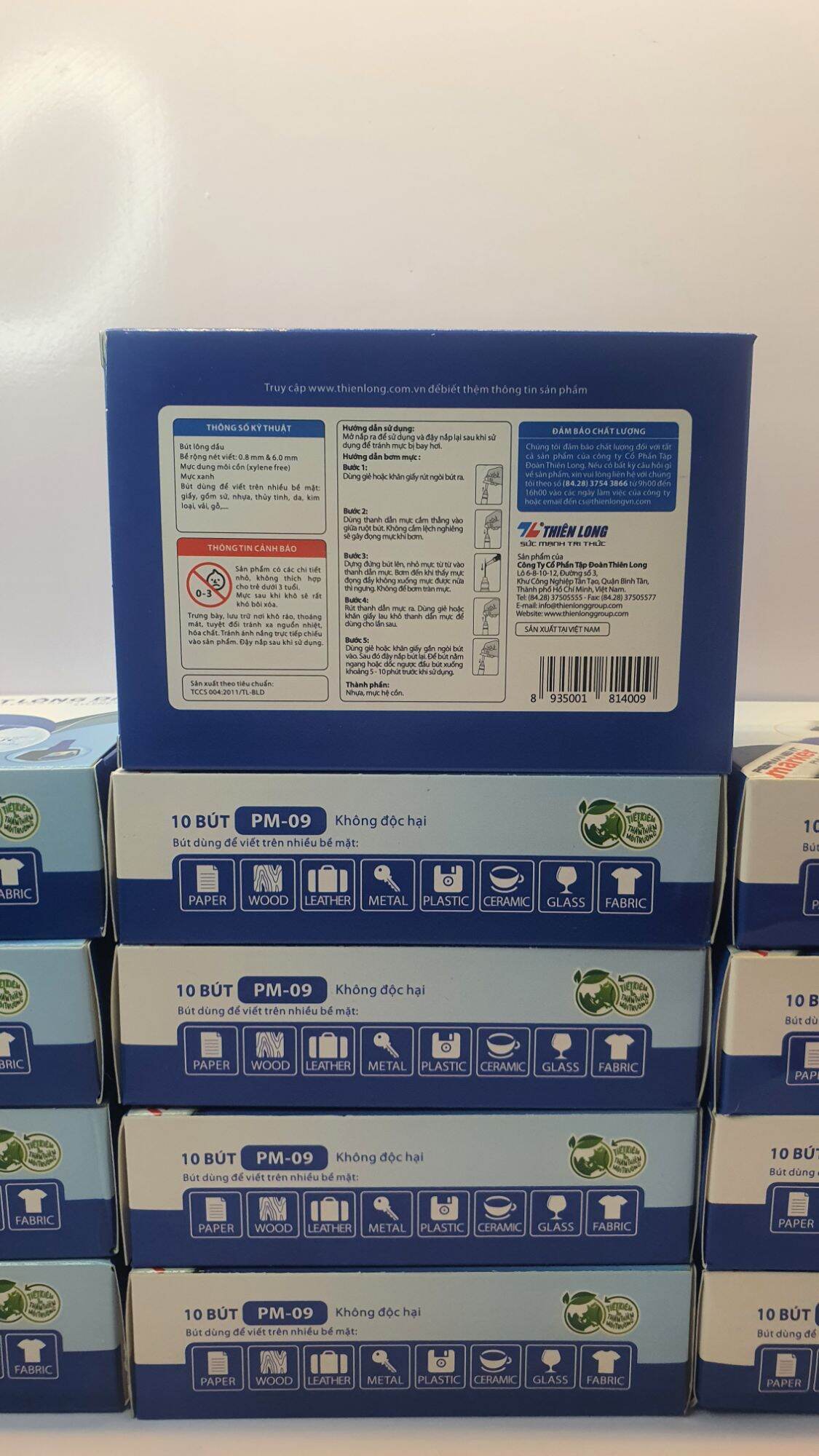 Hộp 10 cây Bút Lông Dầu TL PM 09