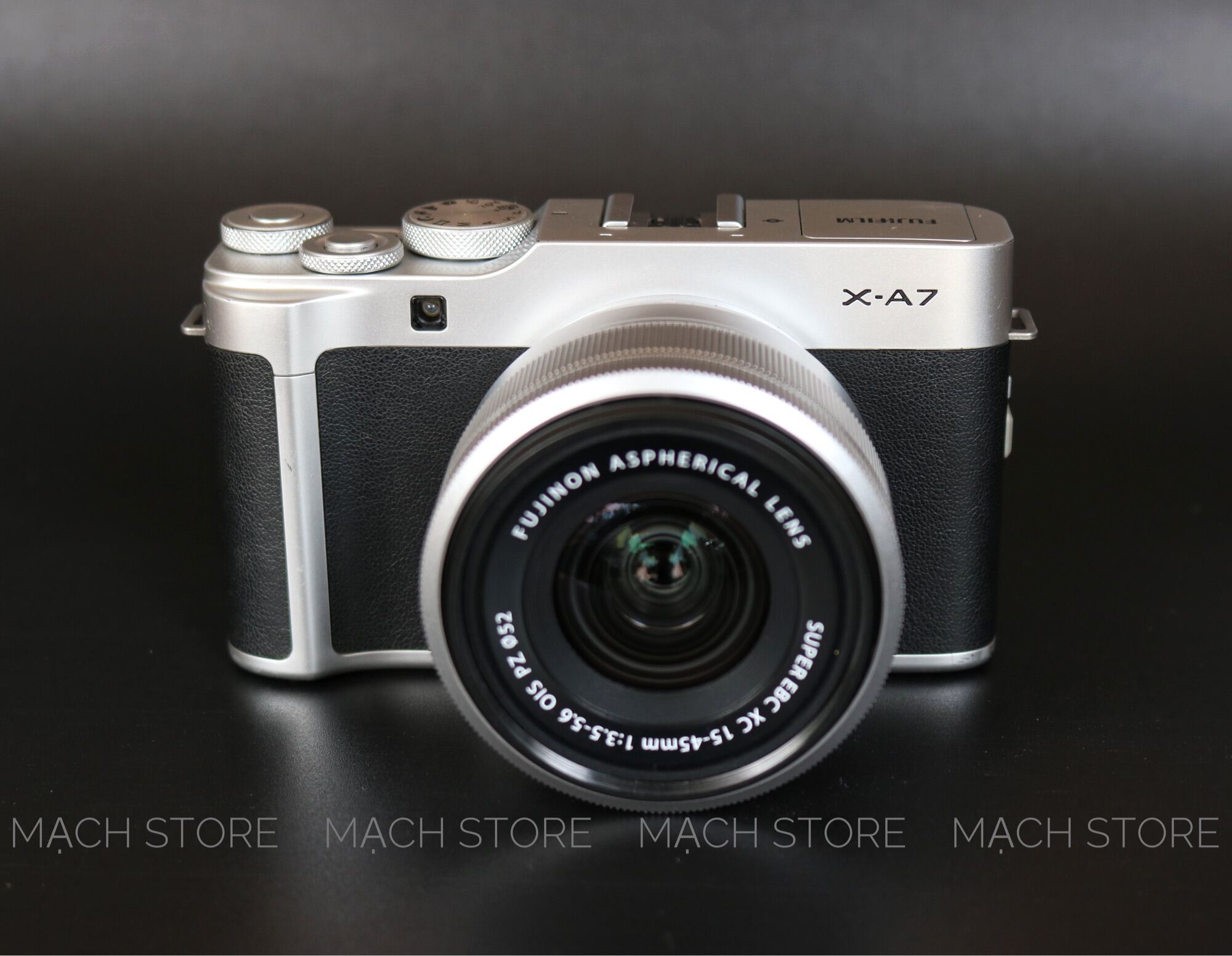 MÁY ẢNH FUJIFILM X-A7 + LENS 15-45MM F 3.5-5.6 OIS PZ Silver