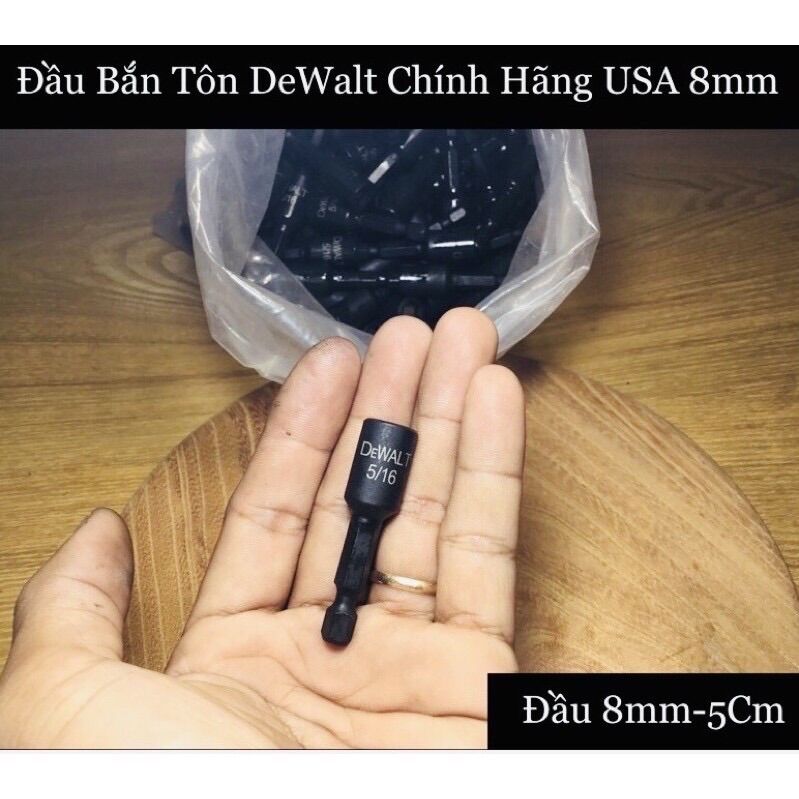 Đầu vặn tôn cao cấp Dewat 8mm