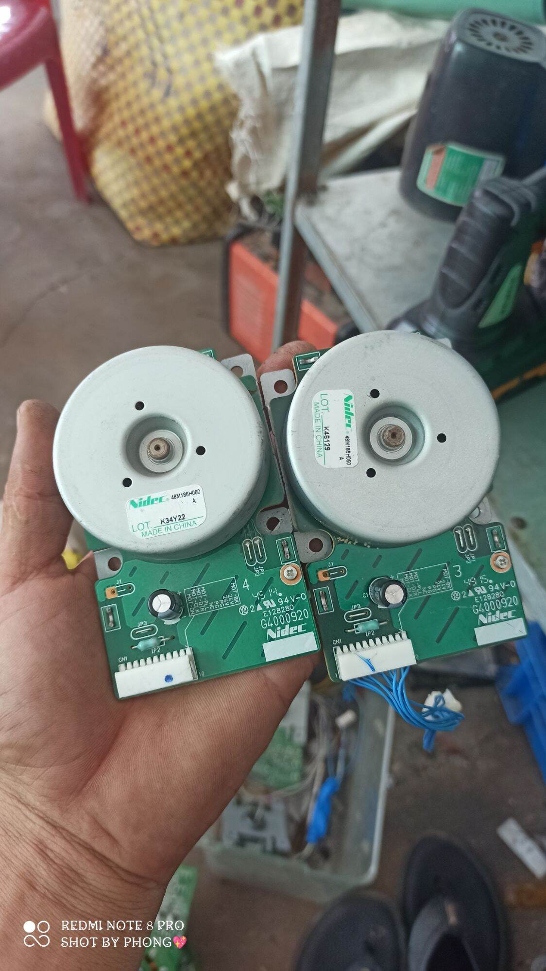 Motor không chổi than nidec