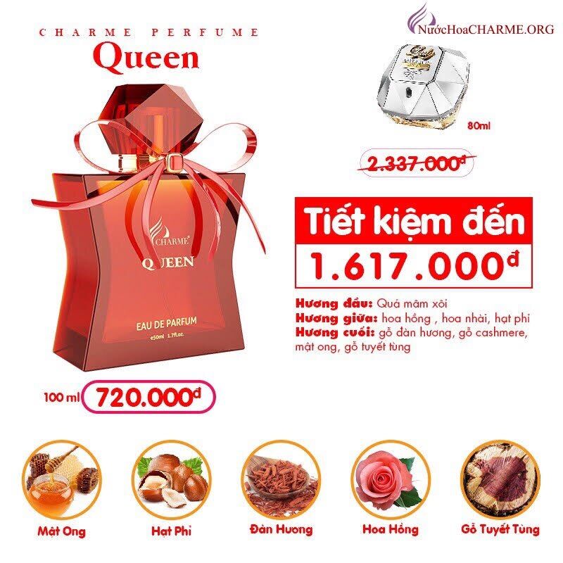 Nước hoa nữ queen 100ml