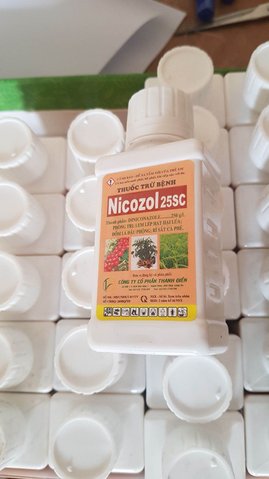 Thuốc trừ bệnh đốm lá, rỉ sắt cà phê NICOZOL 100ml