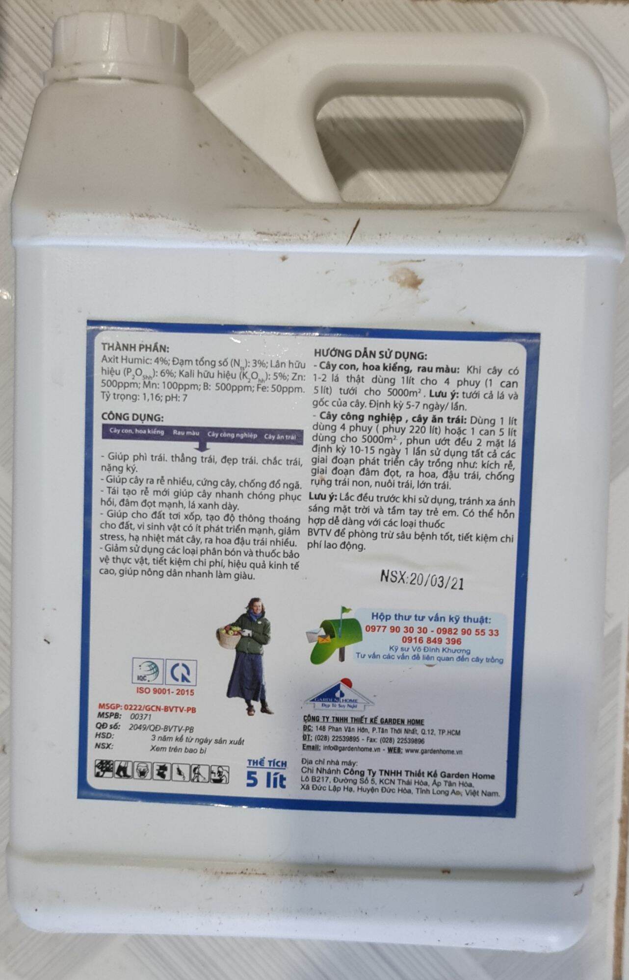 ROOTS - Đạm Cá Oganic Hữu Cơ 5 lít