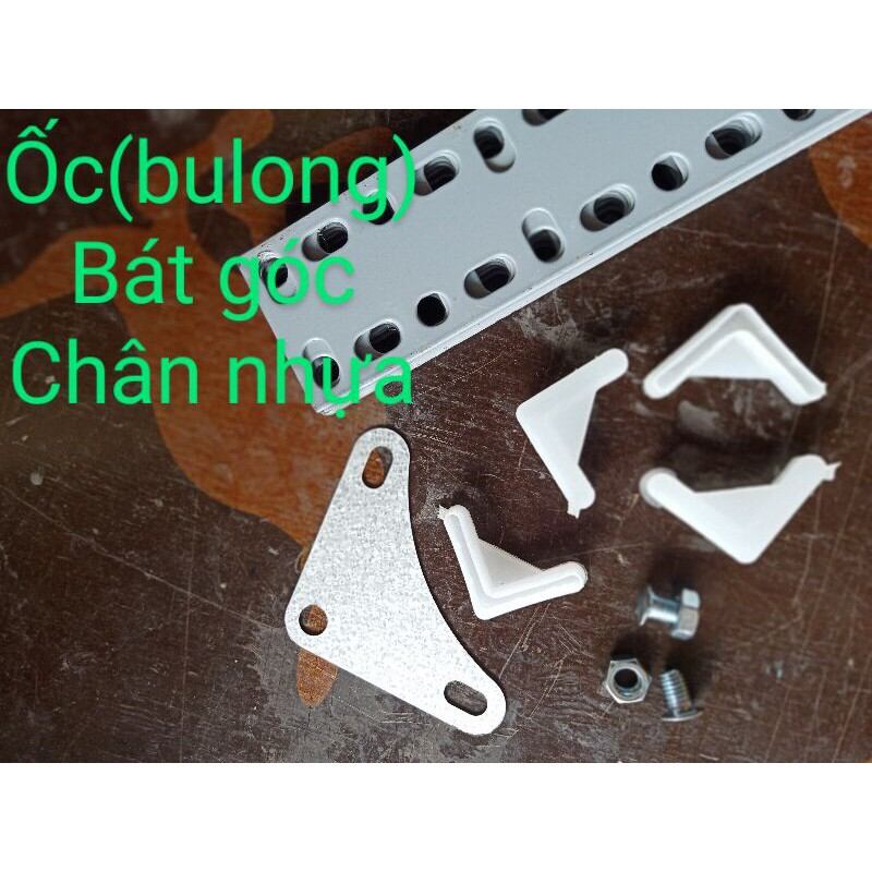 100 con Ốc bulong bắt siết kệ V lỗ  (1 bịch)