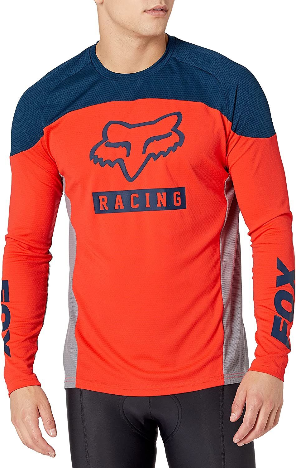 Áo fox defend orange long sleeve