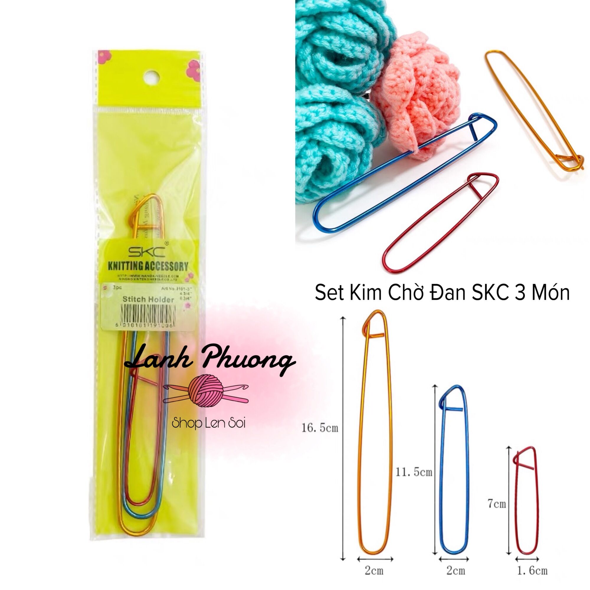 Set Ghim Chờ Đan SKC 3 Món