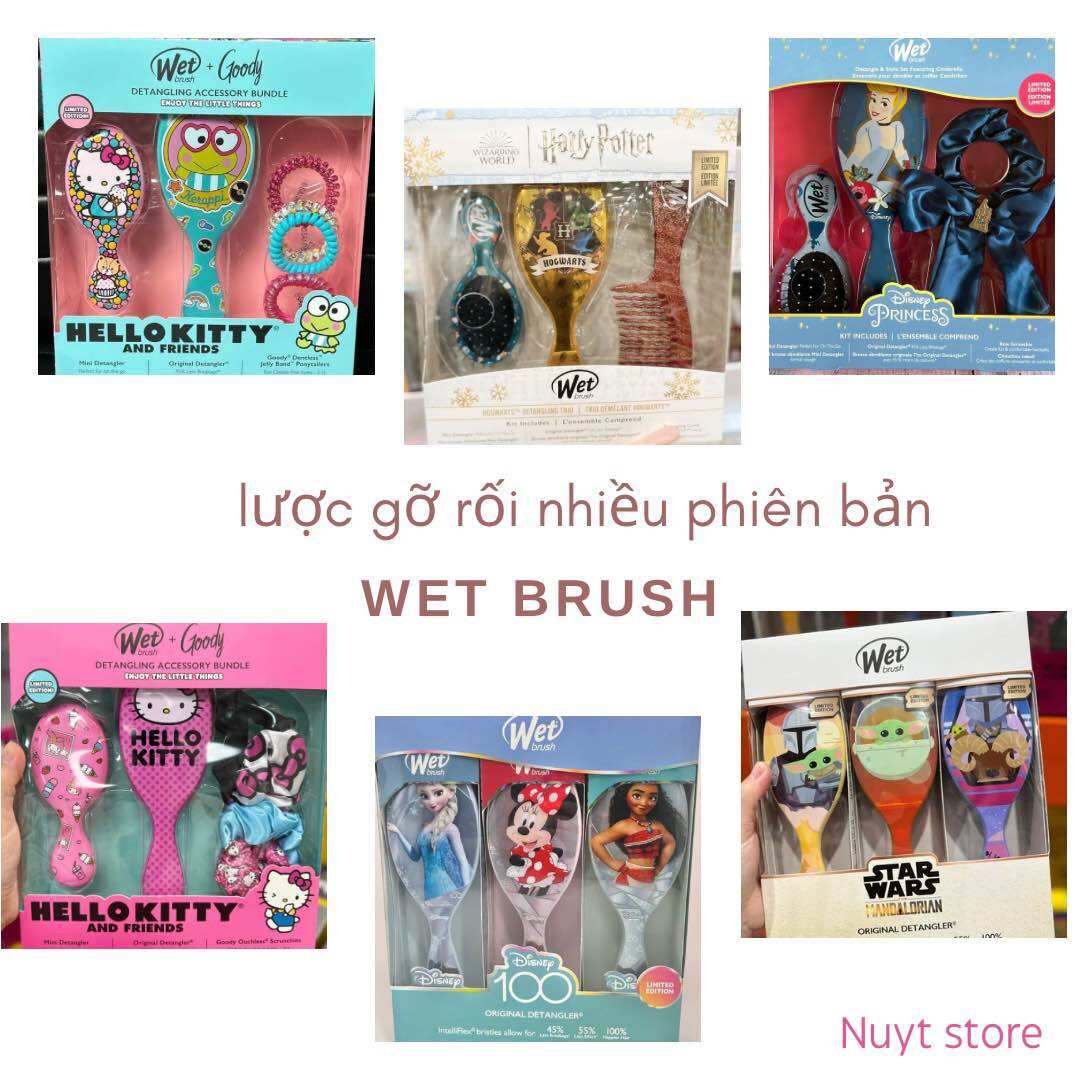 Lược gỡ rối Wet Brush nhiều phiên bản
