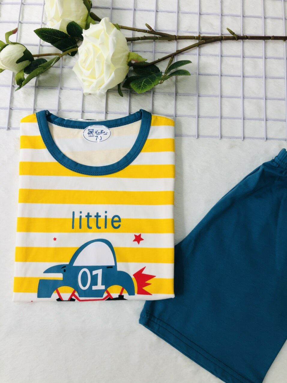 [HCM]BỘ ĐỒ THUN COTTON HÀNG NHẬP QC CHO BÉ TRAI
