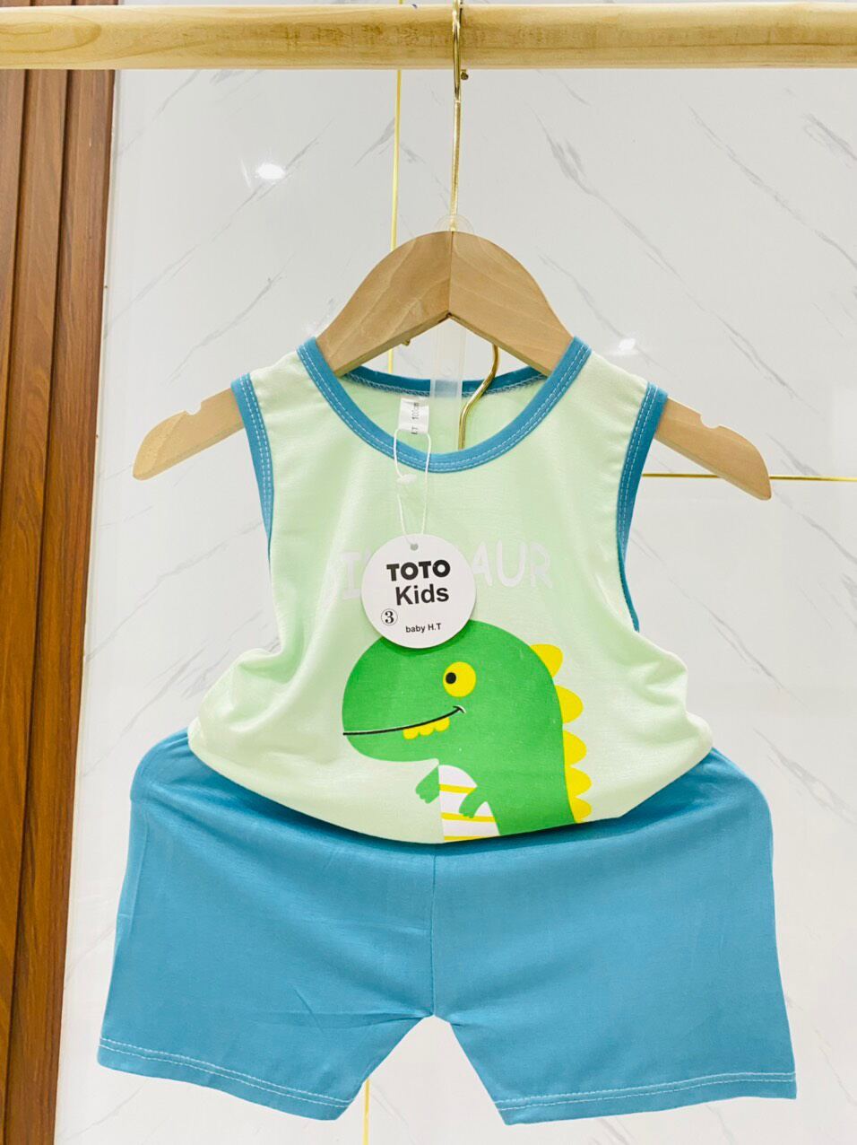 Đồ bộ sát nách bé trai bé gái từ 8-19kg (thanh lý xả kho)