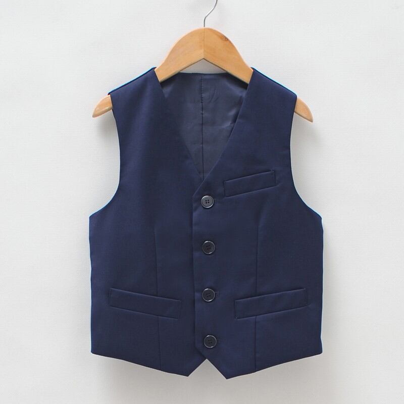 Yinuofang, lễ phục bé trai, vest, gile, gile, vest màu đen cho trẻ em, trang phục trẻ em, trang phục biểu diễn cho bé trai