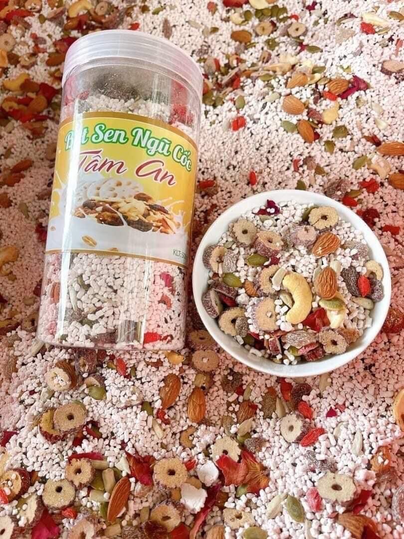 Bột sen ngũ cốt tâm an hủ 500gr
