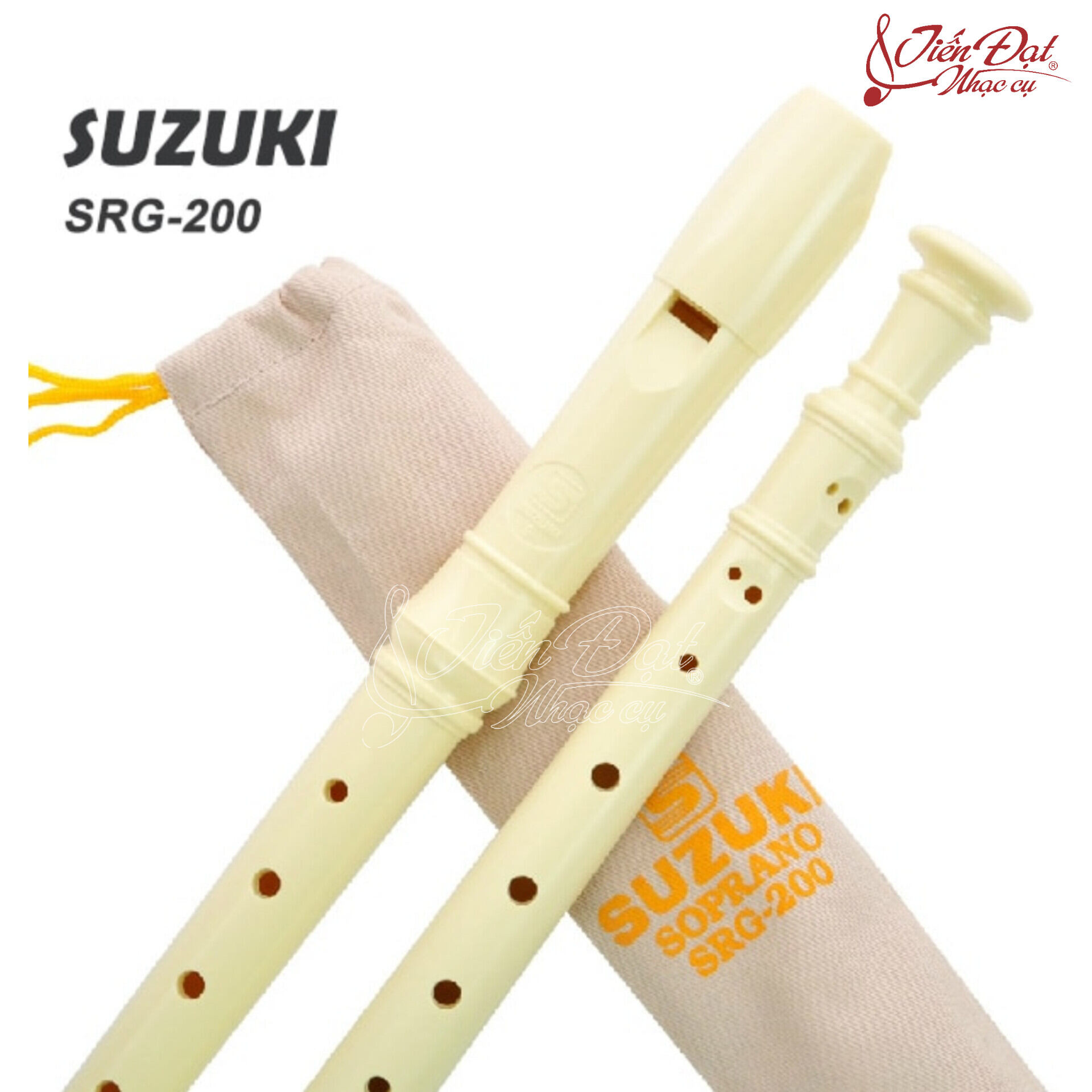 Sáo Tiêu Recorder SUZUKI SRG-200, Túi Vải Đựng