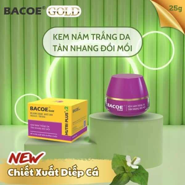 kem bacoe gold nám tàn nhang đồi mồi 25g