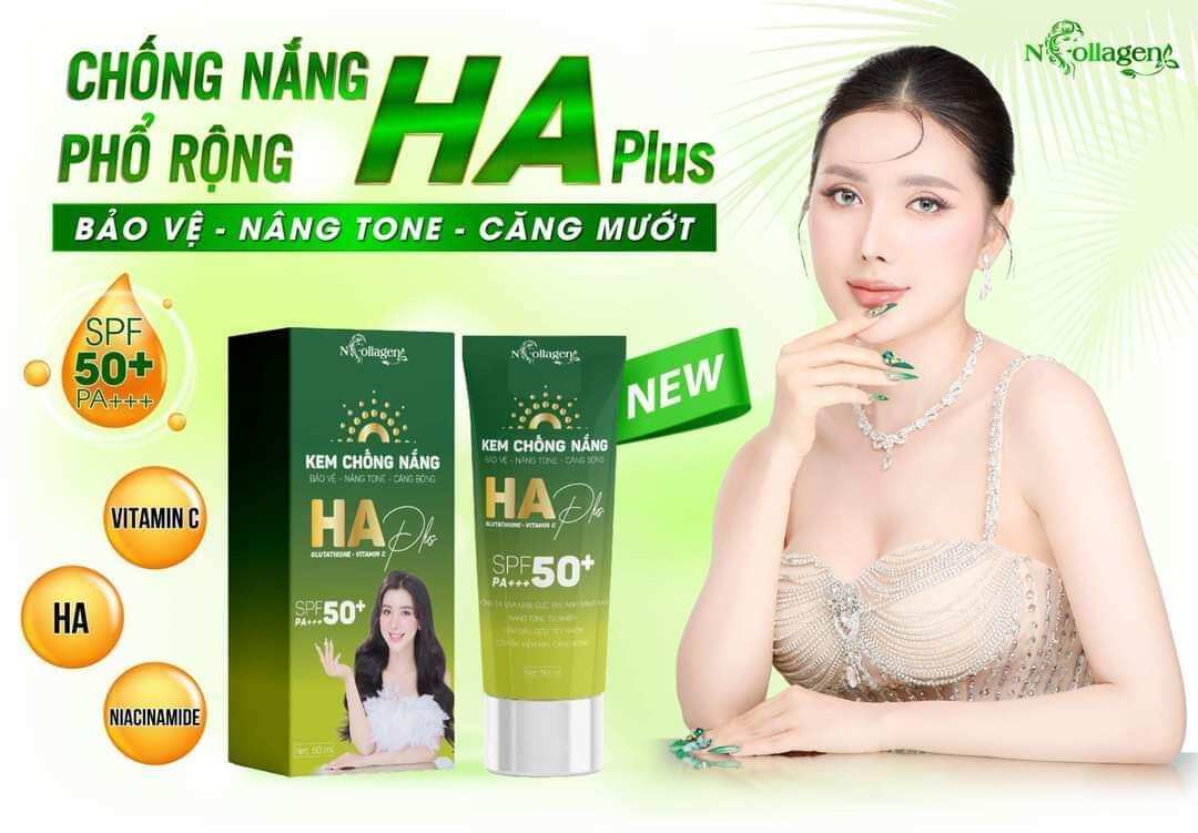 Kem chống nắng ha ncolagen chính hãng