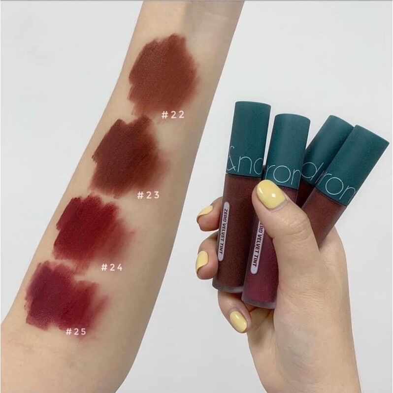 Son kem lì Romand Zero Velvet Tint Full màu