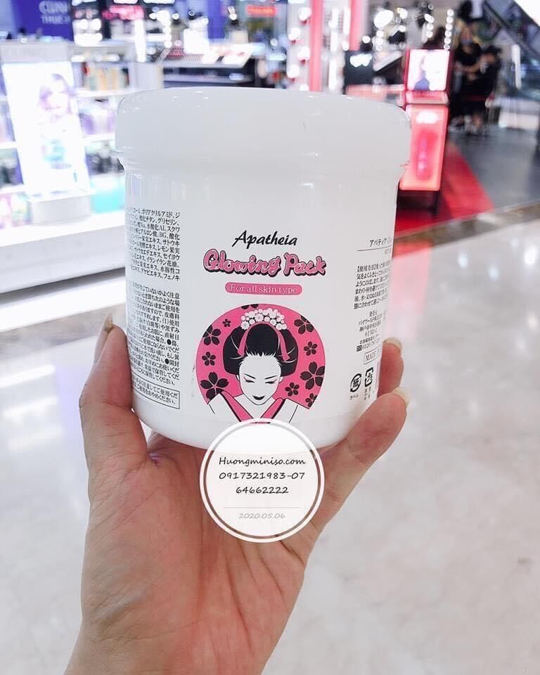 kem ủ trắng da Glowing Pack Nhật Bản hũ 500gr