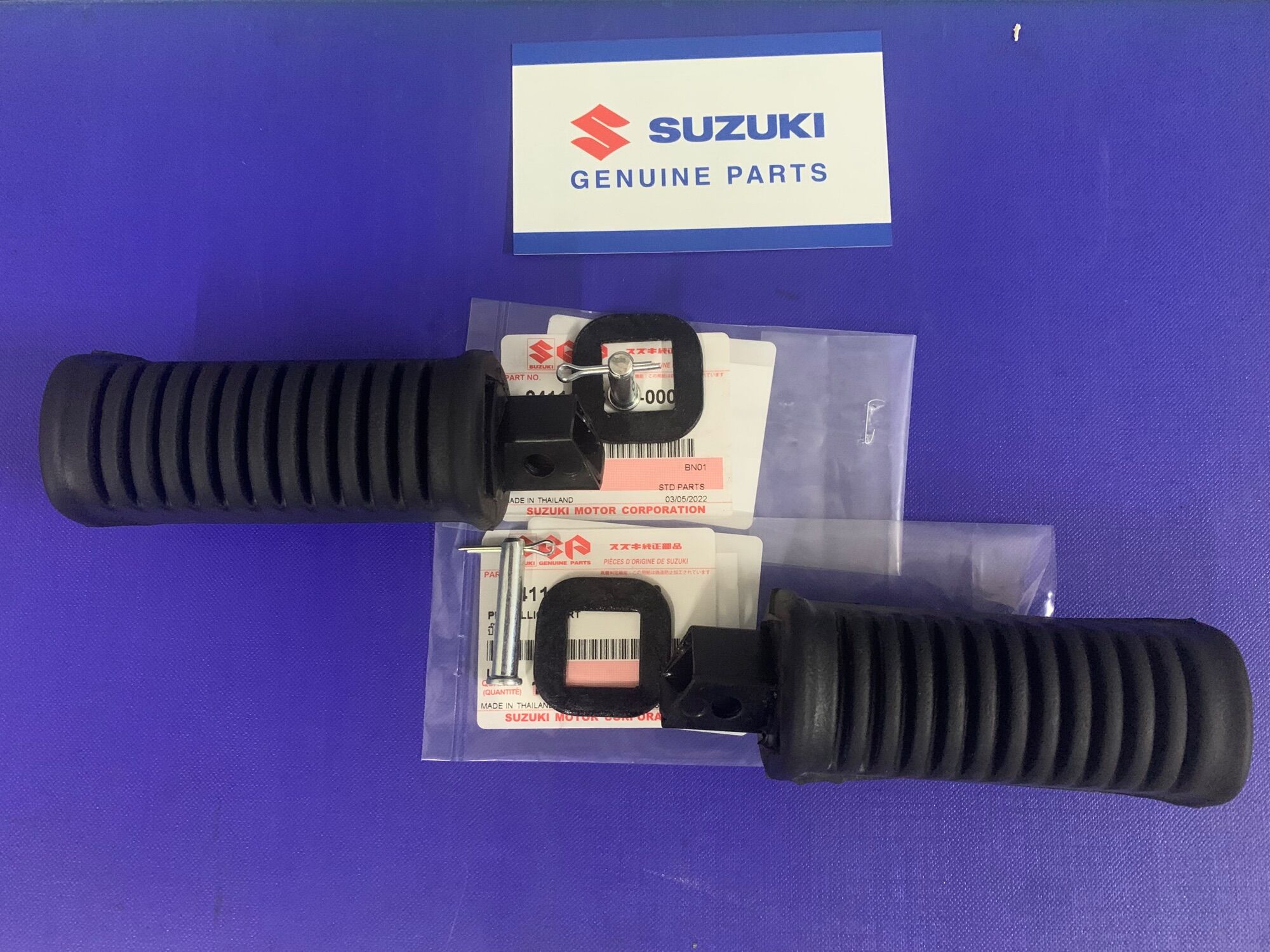 Bộ gác chân sau axelo xbike shogun smash revo suzuki chính hãng
