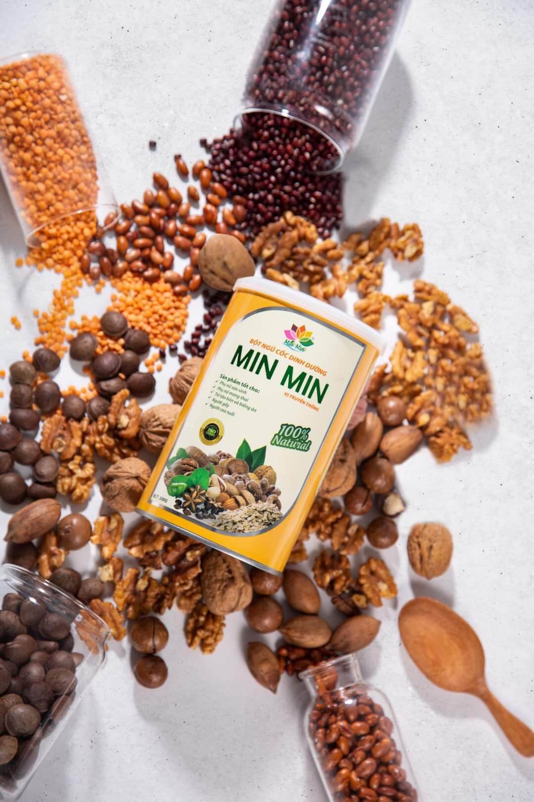 Ngũ Cốc Dinh Dưỡng MinMin Hộp 500G