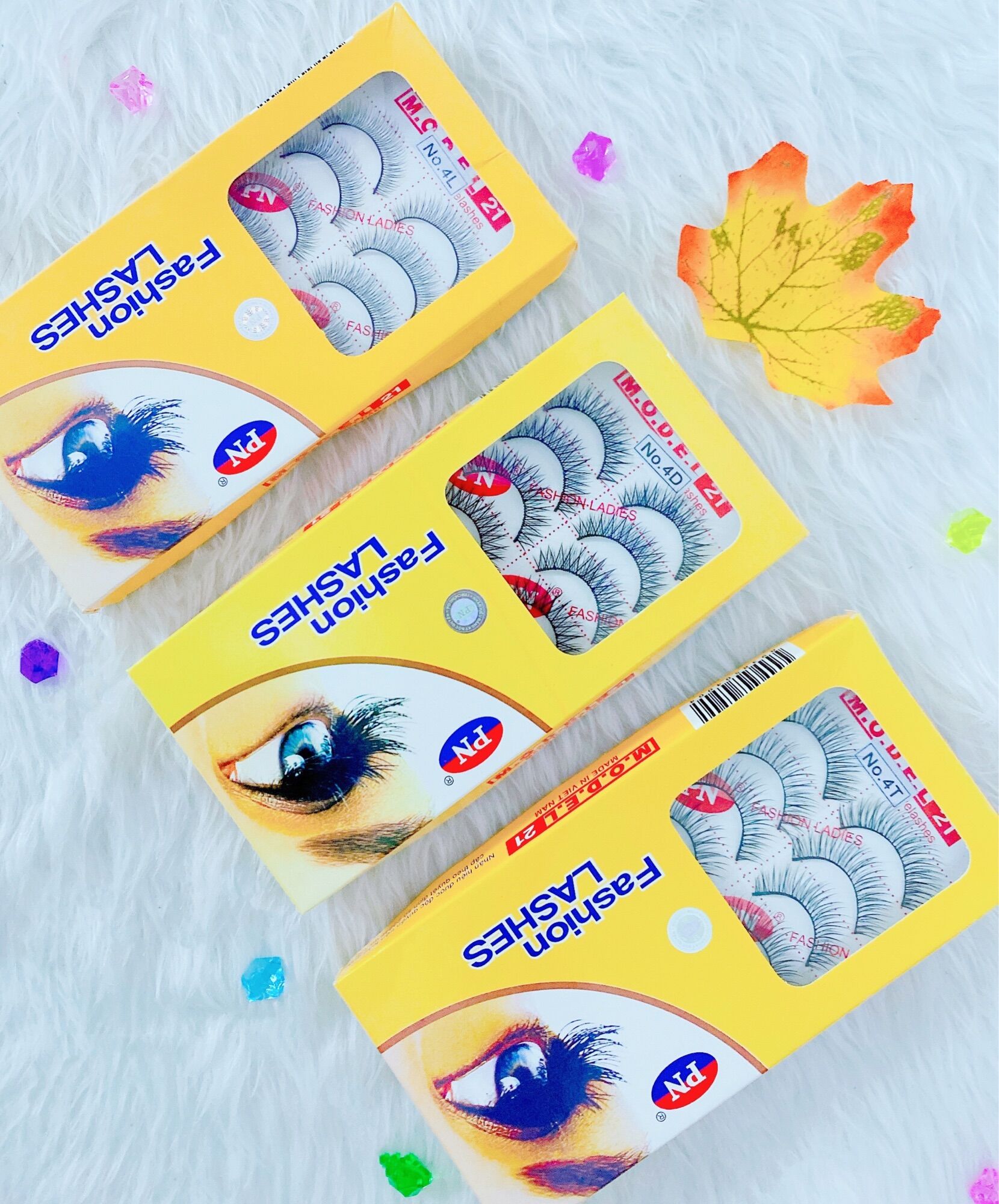 🌿🌿lông mi giả fashion lashes số 4l, 4t, 4d hộp/10 cặp siêu cong chính hãng🌼🌻