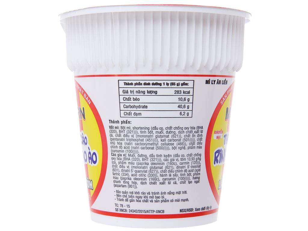 DATE MỚI _ Thùng 24 ly mì Modern lẩu Thái tôm 67g