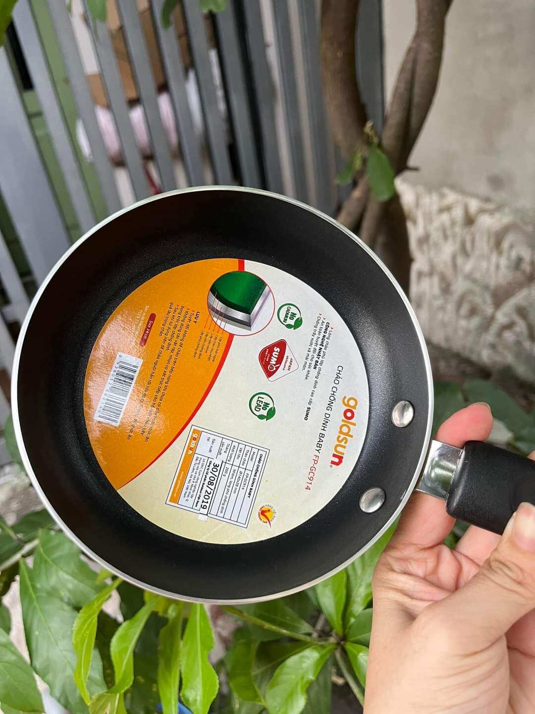 chảo chống dính goldsun 14cm