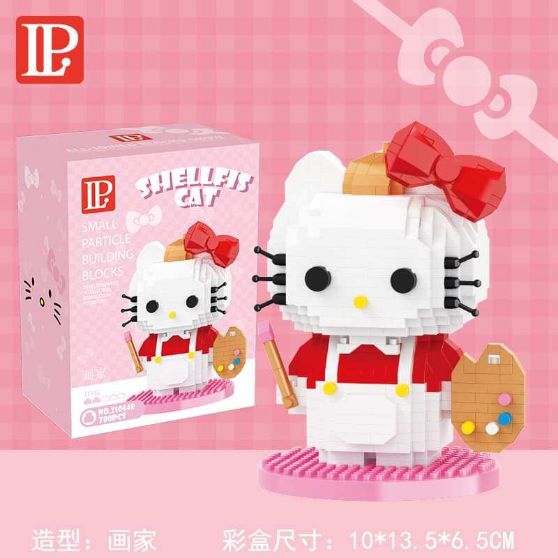 🌸ĐỒ CHƠI LẮP RÁP LEGO 3D HELLO KITTY MẪU MỚI